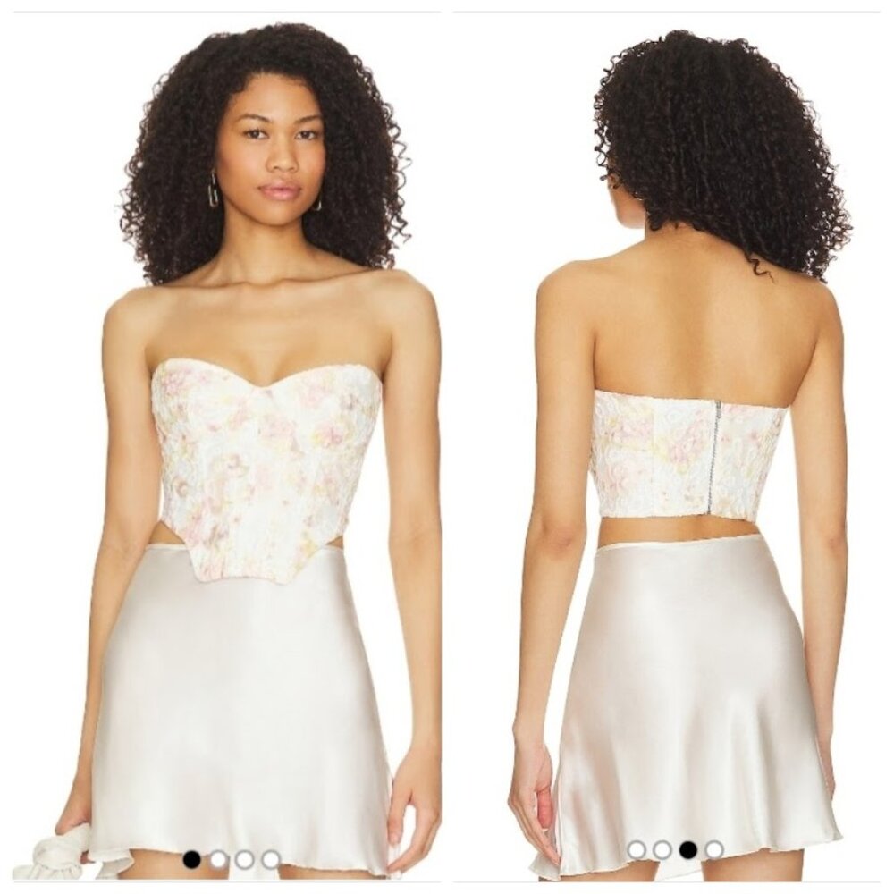 Bardot Lila Bustier In Sunny Floral Size XS